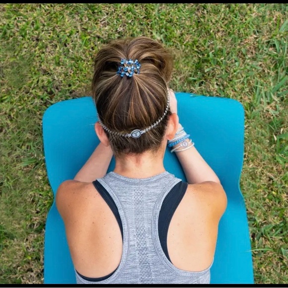 Teleties Glitter ✨ Headband with Logo Disc - Picture 2 of 2